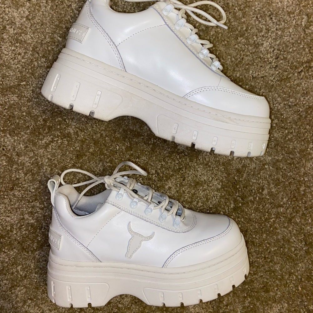 White Windsor Smith Lux Sneaker Size US 7